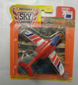 Matchbox - 2022 - Sky Busters - 70 Years Edition - SNOW EXPLORER - 23/32 - Red with white colored wings
