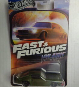 Hotwheels - 2024 - Silver Series - Fast & Furious - Villains - 1973 CHEVY CAMARO - 4/5 - Military green