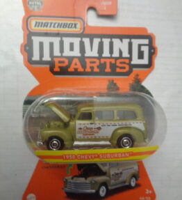 Matchbox - 2022 - Moving Parts - 1950 CHEVY SUBURBAN - 46/50 - Light olive green