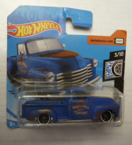 Hotwheels - 2018 - Mainline - '52 CHEVY - Rod Squad - 201/250 - 3/10 - Pickup truck - Blue - Metal base