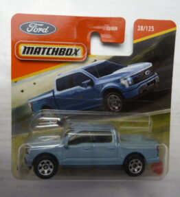 Matchbox - 2024 - Mainline - 2022 FORD F-150 LIGHTNING - 38/125 - Light blue grey