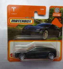 Matchbox - 2023 - Mainline - TESLA ROADSTER - 48/100 - Black