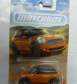 Matchbox - 2025 - Long Cards - 2011 MINI COUNTRYMAN - 03/05 - Orange with black roof