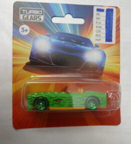 Turbo Gears - Collectible Car - SHARK TEETH GREEN CABRIOLET - Green - Our ref. 039