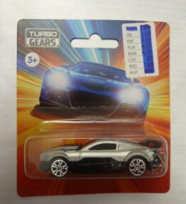 Turbo Gears - Collectible Car - SILVER RALLY CAR - Silver - Our ref. # 040