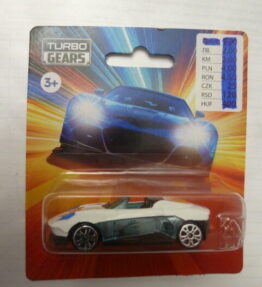 Turbo Gears - Collectible Car - DRIFT CABRIOLET CAR - White - Our ref. # 042