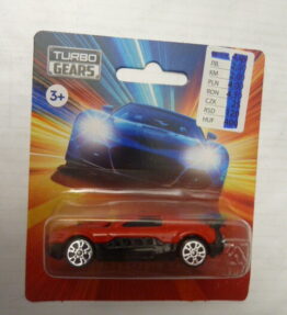 Turbo Gears - Collectible Car - SPORTS CAR WIZARD - Orange - Our ref. # 048