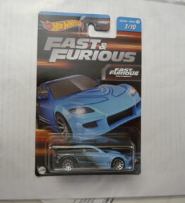 Hotwheels - 2022 - Fast & Furious - The Fast and the Furious Tokyo Drift - MAZDA RX-8 - Series 3 - 3/10 - Light blue with blackened rear portion