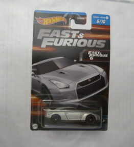 Hotwheels - 2022 - Fast & Furious - Fast & Furious 6 - 2009 NISSAN GT-R - Series 3 - 6/10 - Silver