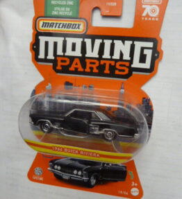 Matchbox - 2022 - 70 Years Edition - Moving Parts - 1964 BUICK RIVIERA - 19/54 - Black - Metal base