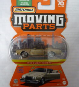 Matchbox - 2022 - 70 Years Edition - Moving Parts - 1983 BUICK RIVIERA - 45/54 - Convertible - Gold - Metal base