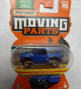 Matchbox - 2022 - 70 Years Edition - Moving Parts - 2021 FORD BRONCO - 33/54 - Blue