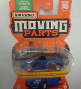 Matchbox - 2023 - 70 Years Edition - Moving Parts - 2020 NISSAN LEAF - 25/54 - Dark blue with black rooftop