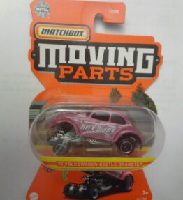 Matchbox - 2022 - Moving Parts - '72 VOLKSWAGEN BEETLE DRAGSTER - 42/50 - Pink
