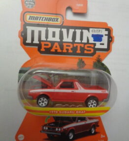 Matchbox - 2021 - Moving Parts - 1978 SUBARU BRAT - 2/20 - Pickup truck - Red