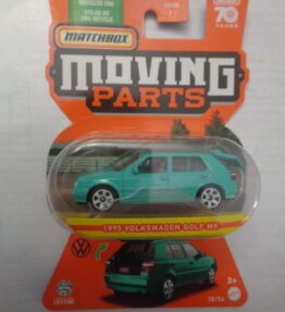 Matchbox - 2022 - 70 Years Edition - Moving Parts - 1995 VOLKSWAGEN GOLF MK - 38/54 - Green