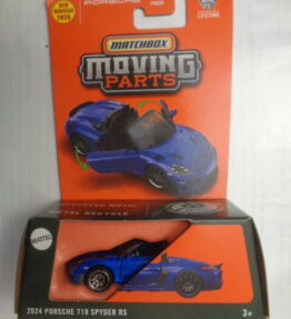 Matchbox - 2024 - Moving Parts - 2024 PORSCHE 718 SPYDER RS - 31/50 - Cabriolet - Blue