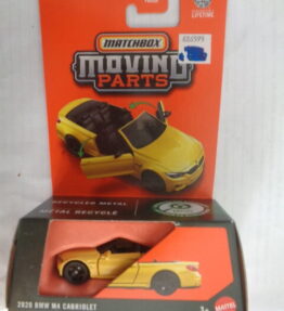 Matchbox - 2024 - Moving Parts - 2020 BMW M4 CABRIOLET - Yellow