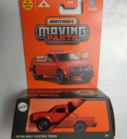 Matchbox - 2024 - Moving Parts - ALPHA WOLF ELECTRIC TRUCK - 7/50 - Pickup truck - Red