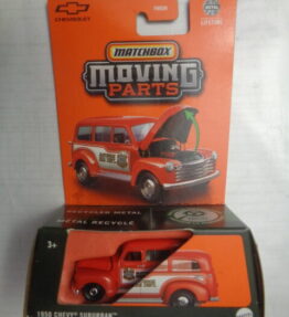 Matchbox - 2024 - Moving Parts - 1950 CHEVY SUBURBAN - Matchbox Fire Department - Red