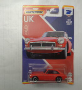 Matchbox - 2020 - Country Editions - U.K. - 1971 MGB GT COUPE - 9/12 - Red