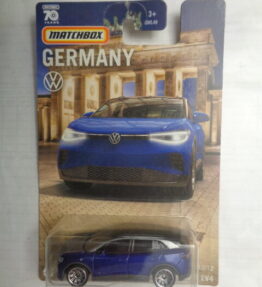 Matchbox - 2022 - 70 Years Edition - Germany - VOLKSWAGEN EV4 - 12/12 - Purple blue with black roof top