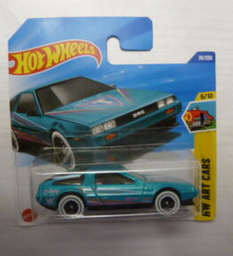 Hotwheels - 2025 - Mainline - DMC DELOREAN - 36/250 - 5/10 - HW Art Cars - Turquoise