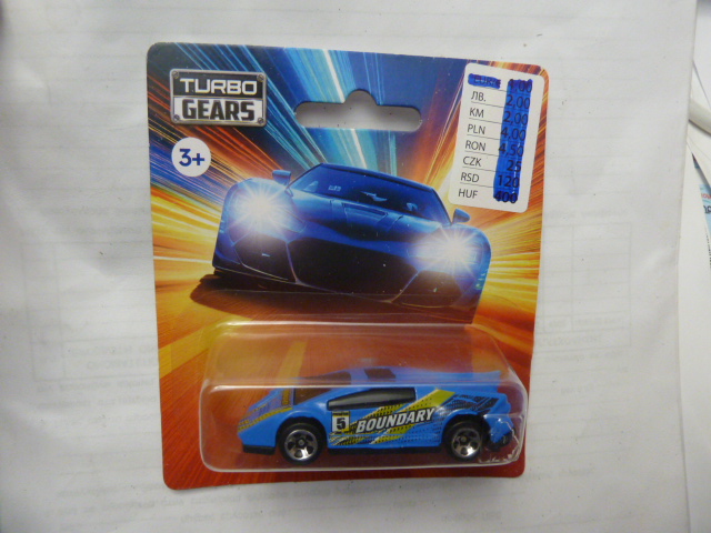 Turbo Gears - Collectible Car - LAMBORGHINI - Blue - Our ref. # 059