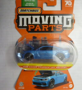 Matchbox - 2022 - 70 Years Edition - Moving Parts - 2020 DODGE CHARGER SRT HELLCAT - 39/54 - Light blue