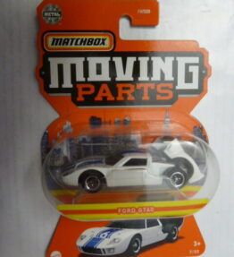 Matchbox - 2022 - Moving Parts - FORD GT40 - 7/50 - White