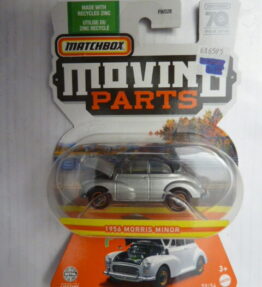 Matchbox - 70 Years Special Edition - Moving Parts - 1956 MORRIS MINOR - 50/54 - Convertible - Silver