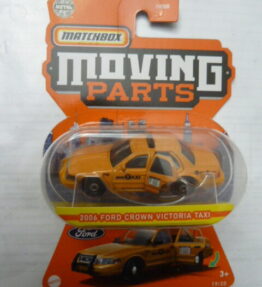 Matchbox - 2021 - Moving Parts - 2006 FORD CROWN VICTORIA TAXI - 19/20 - Orange