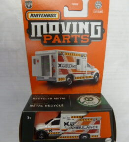 Matchbox - 2023 - Moving Parts - 2016 RAM AMBULANCE - White