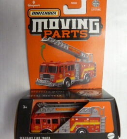 Matchbox - 2023 - Moving Parts - SEAGRAVE FIRE TRUCK - 9/50 - Fire engine - Red
