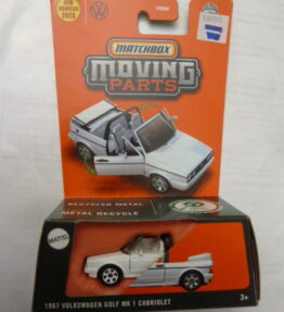 Matchbox - 2024 - Moving Parts - 1987 VOLKSWAGEN GOLF MK 1 CABRIOLET - 30.50 - White