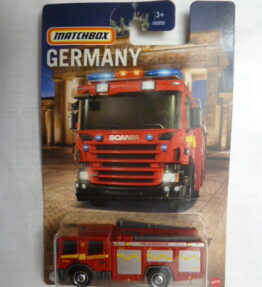 Matchbox - 2023 - Country Editions - Germany - SCANIA P360 - 01/24 - Fire engine - Red