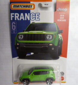 Matchbox - 2021 - Country Edition - France - 2019 JEEP RENEGADE - 6/12 - Light green