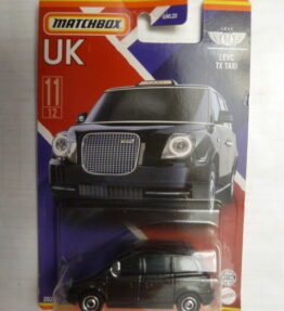 Matchbox - 2020 - Country Editions - U.K. - LEVC TX TXI - 11/12 - London taxi - Black