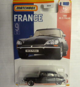 Matchbox - 2022 - Country Editions - France - 1968 DS 21 PALLAS - 9/12 - Citroen - Black limousine