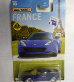 Matchbox - 2022 - Country Editions - France - 2008 LOTUS EVORA - 01/12 - Blue