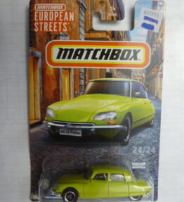 Matchbox - 2024 - European Streets - 1968 DS 21 PALLAS - 24/24 - Citroen - Light green