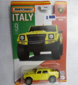 Matchbox - 2021 - Country Editions - Italy - LAMBORGHINI LM002 - 9/12 - Pickup truck - Yellow