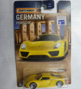 Matchbox - 2023 - Country Editions - Germany - 2020 PORSCHE 918 SPYDER - 03/24 - Yellow