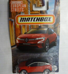 Matchbox - 2024 - European Streets - 2022 RENAULT MEGANE - 20/24 - Red with black rooftop