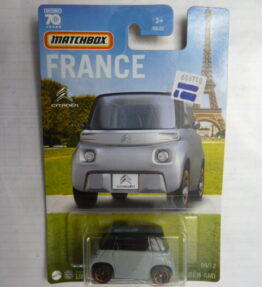 Matchbox - 2022 - Country Editions - France - CITROEN AMI - 04/12 - Electric model - Grey with black top