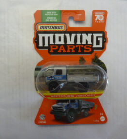 Matchbox - 2022 - 70 Years Edition - MERCEDES BENZ UNIMOG U5023 - 13/54 - German police open truck - POLIZEI - Silver