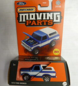 Matchbox - 2024 - Moving Parts - 1978 FORD BRONCO - 23/54 - Blue and white