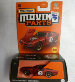 Matchbox - 2024 - Moving Parts - BIZZARRINI 5300 GT CORSA REVIVAL - 03/54 - Red
