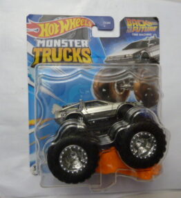 Hotwheels - 2023 - Monster Trucks - Single - BACK TO THE FUTURE - TIME MACHINE - Delorean DMC 12 - Silver