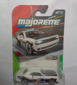 Majorette - Racing - DODGE CHALLENGER SRT HELLCAT - Moving Parts - White